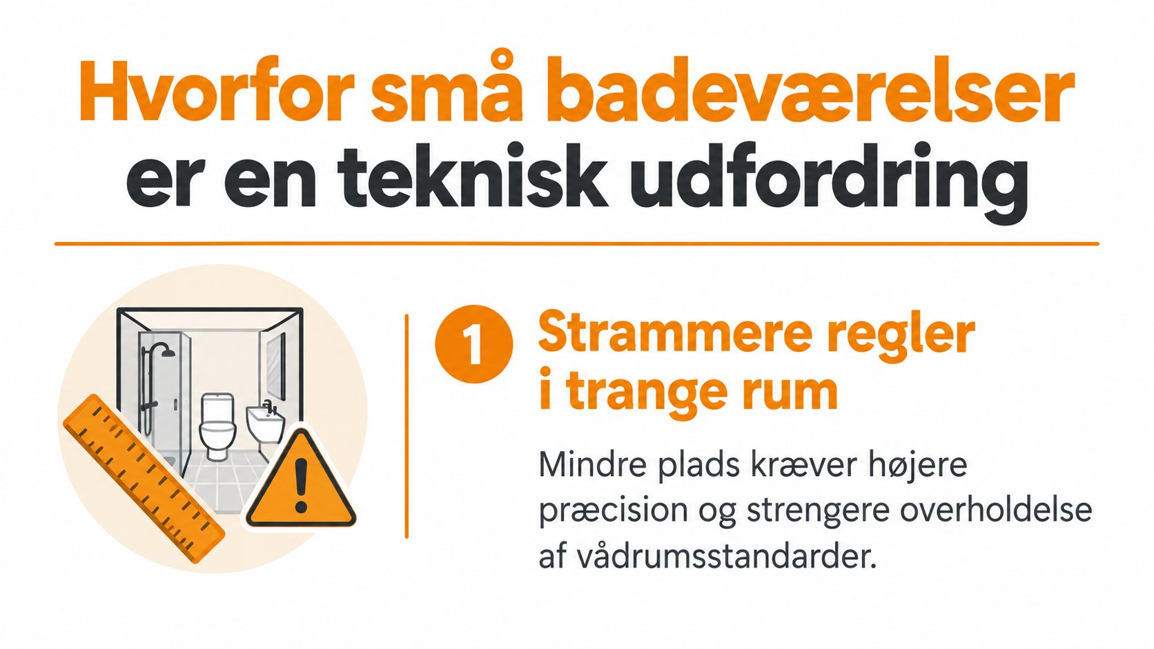Badeværelsesrenovering med microcement og præcise regler.